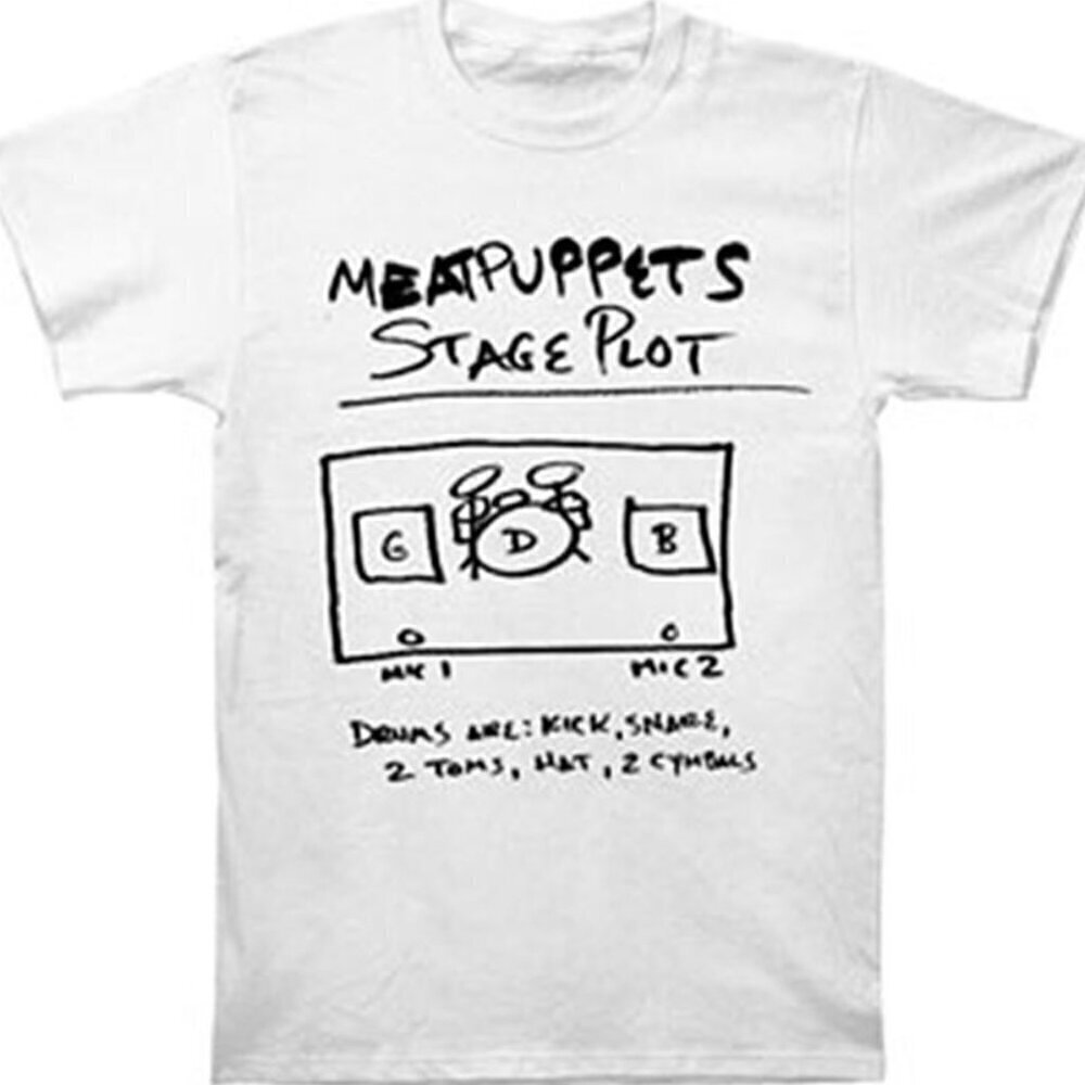 Meat Puppets Stage Plot Alt Band Graphic Fan Gift Unisex T-Shirt .